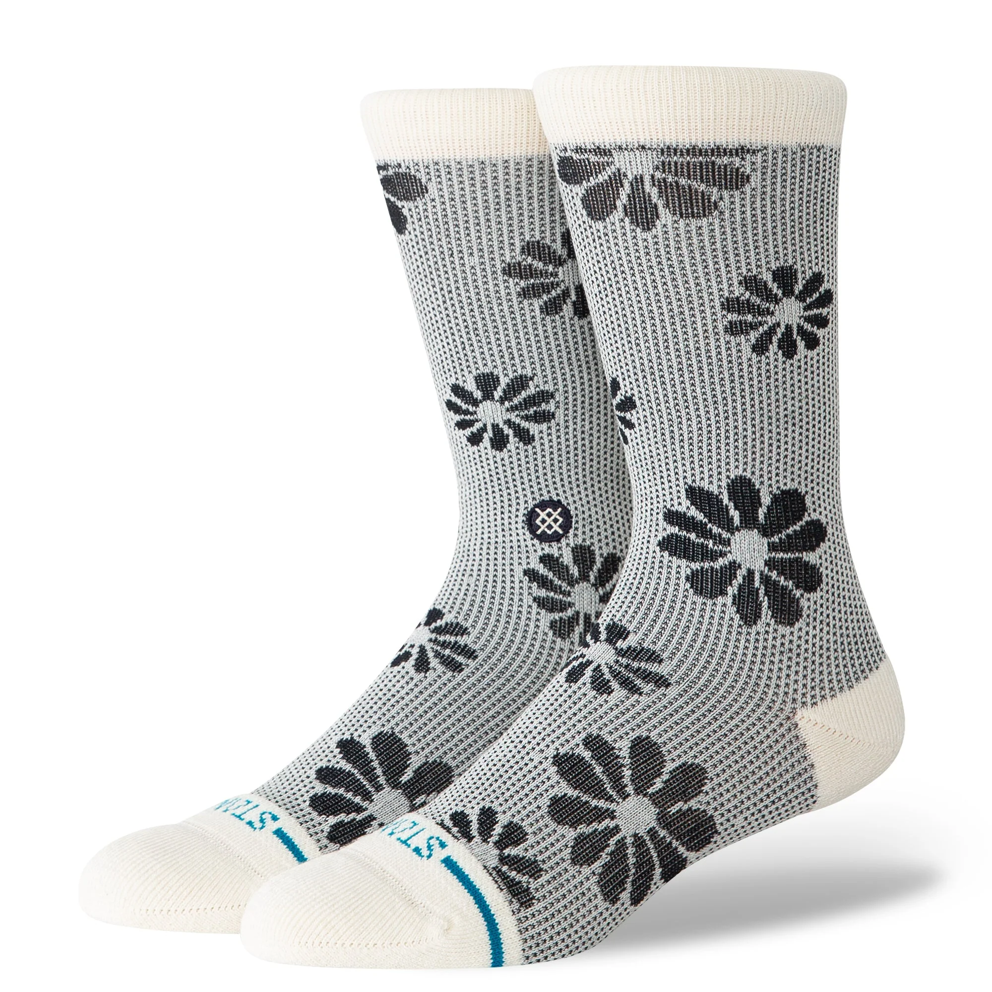 FLORAL STITCH CREW SOCK