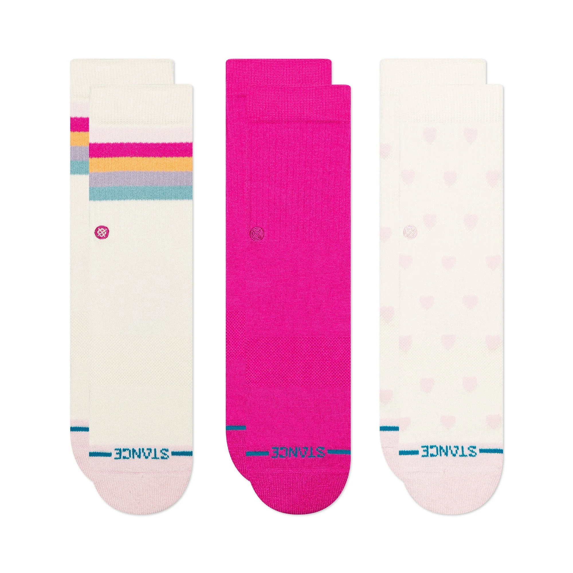 KIDS HEARTS SOCK 3 PACK