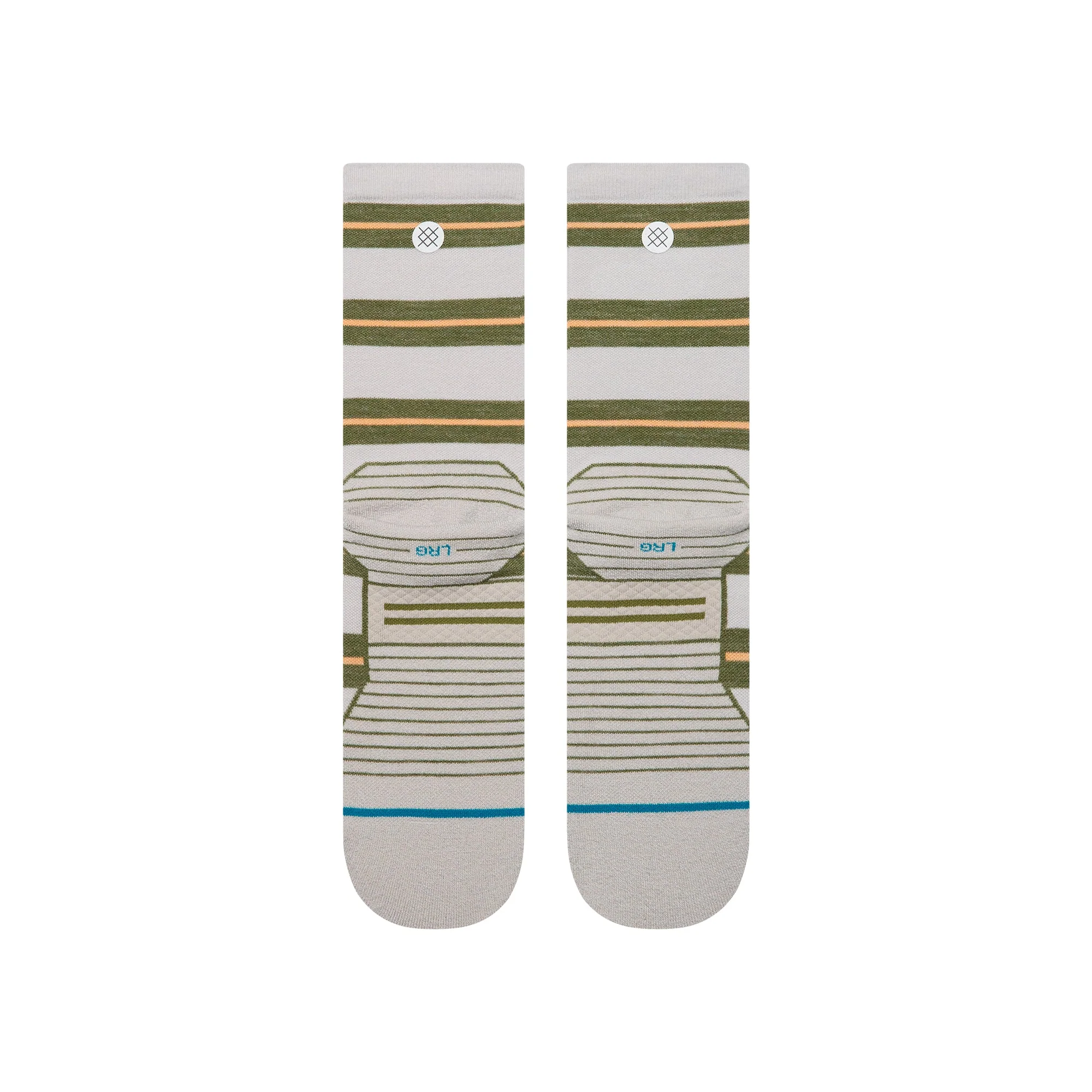 STRIPED IT LIGHT WOOL CREW SOCK - Image 3