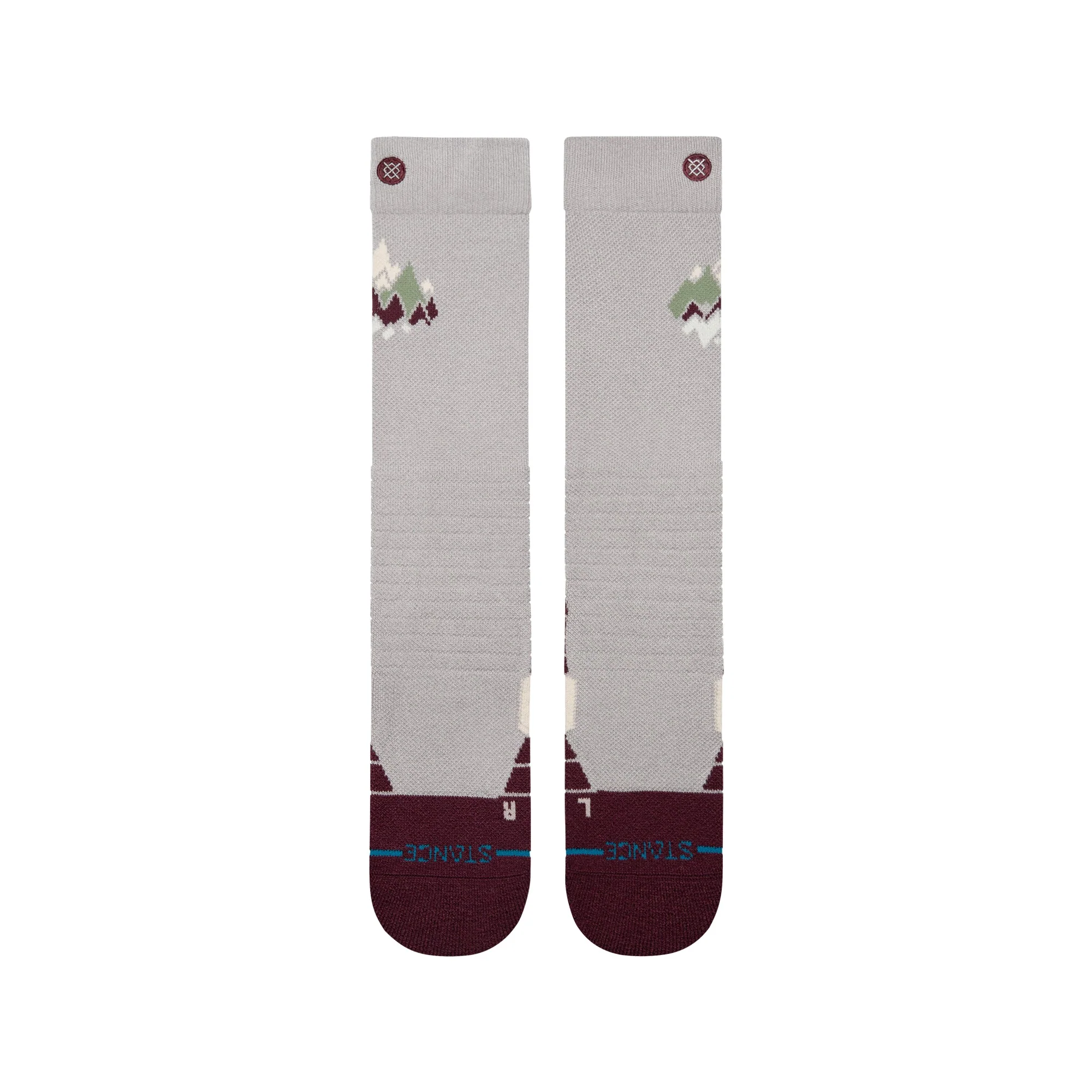 WOMENS PEAKS MID WOOL SNOW SOCK - Image 3
